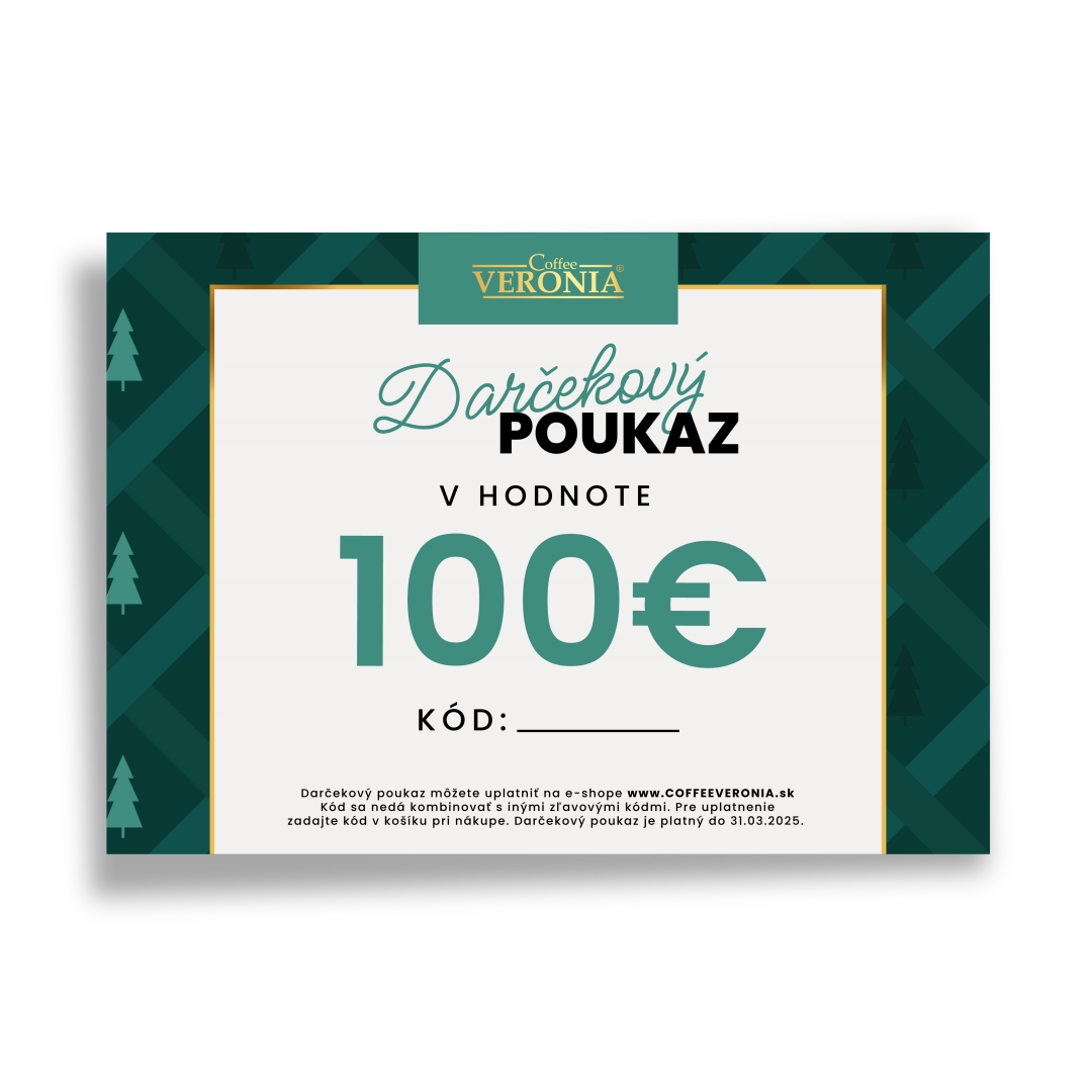 Darčekový poukaz v hodnote 100€